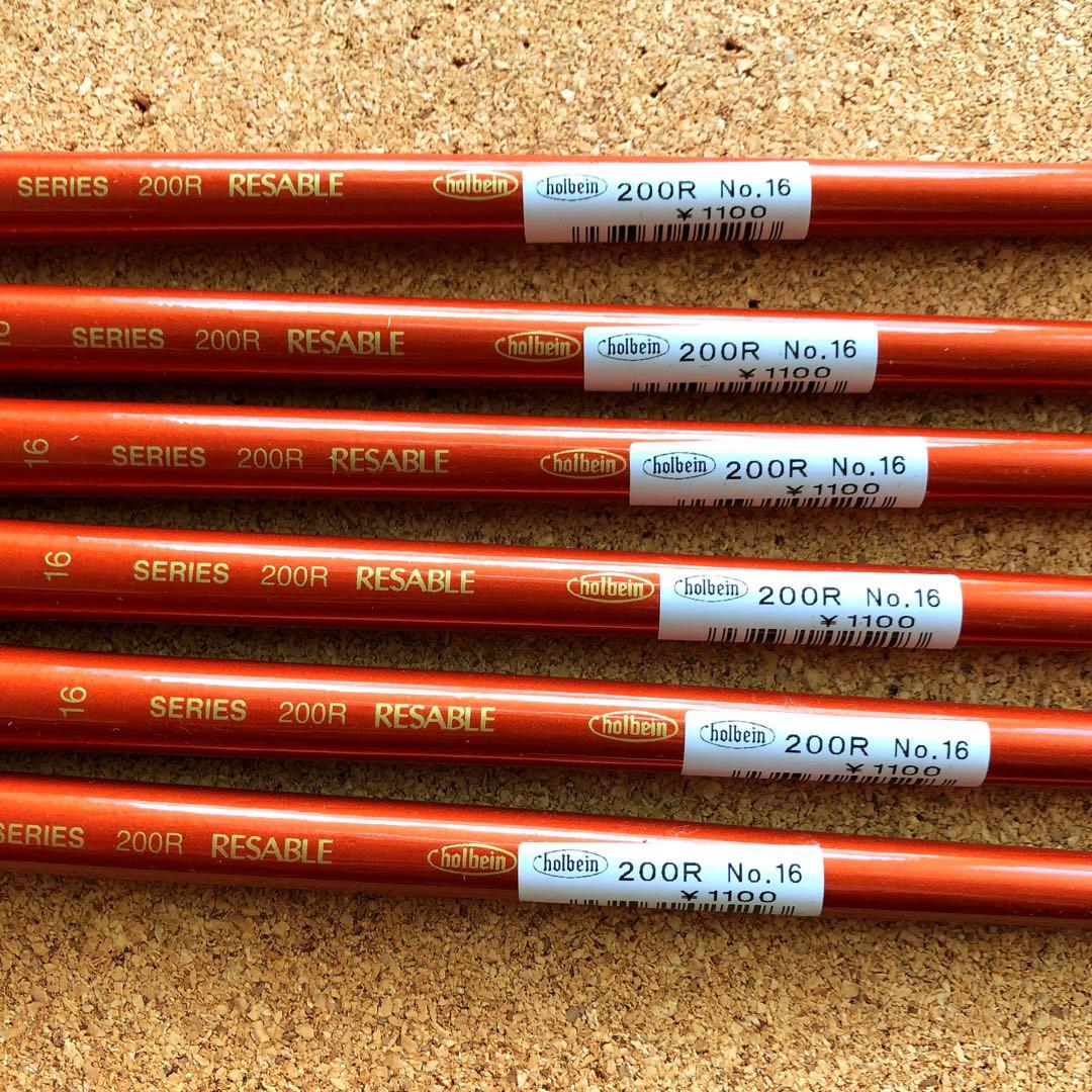 ホルベイン筆6本入り2セット合計12本