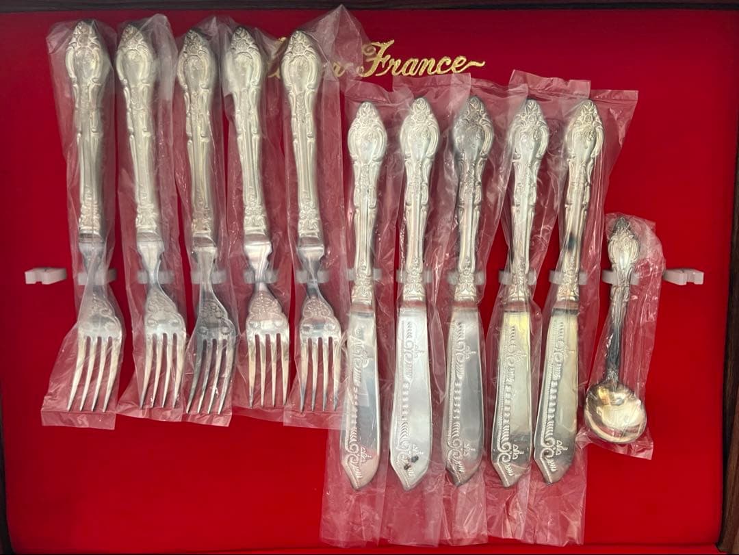 光和陶器　カトラリーセット　シルバーフランス　ディナーセット〈45本セット〉欠品