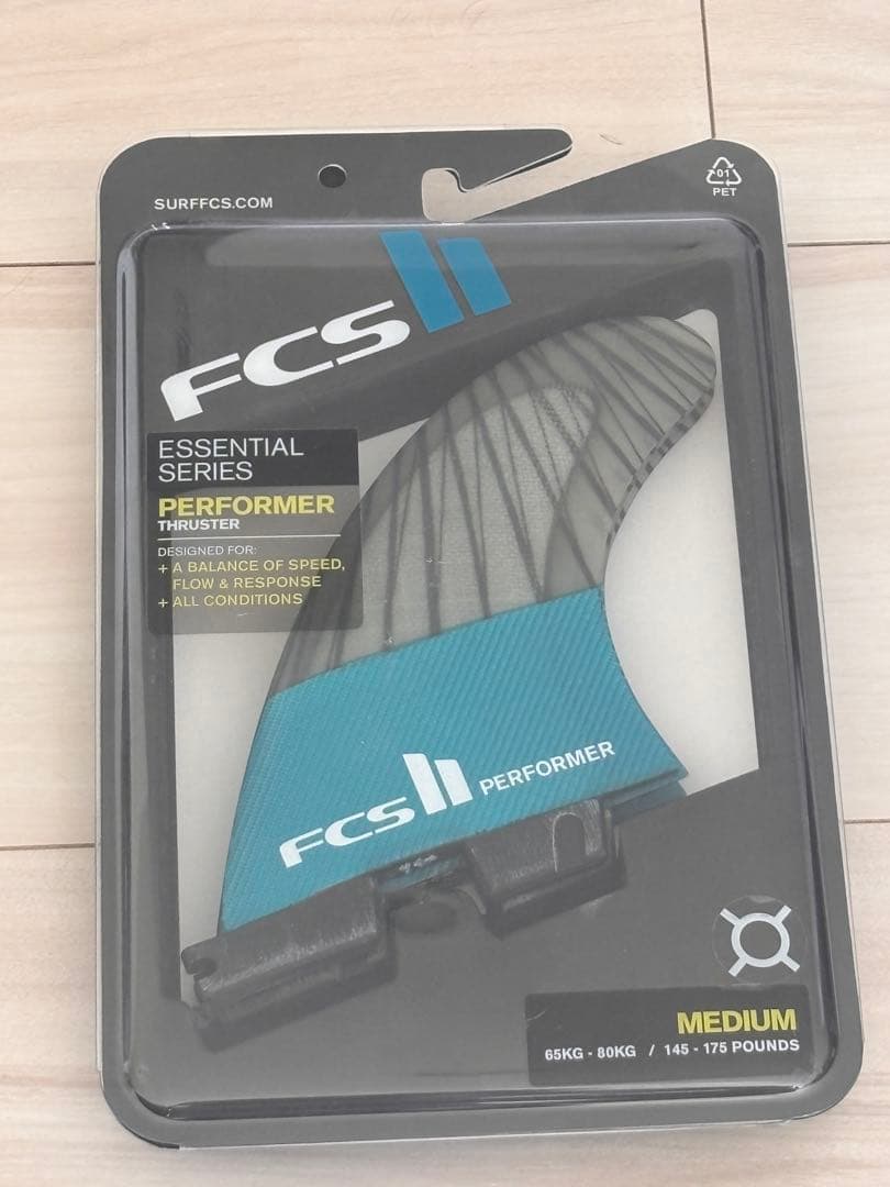 FCS II PERFORMER サーフボードフィン 3枚セット