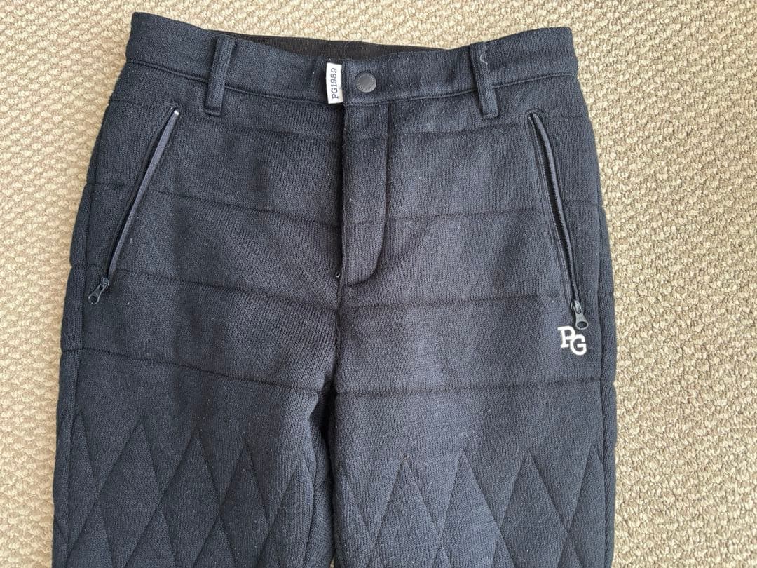 PEARLY GATES ネイビー　キルティングパンツ　中綿パンツ