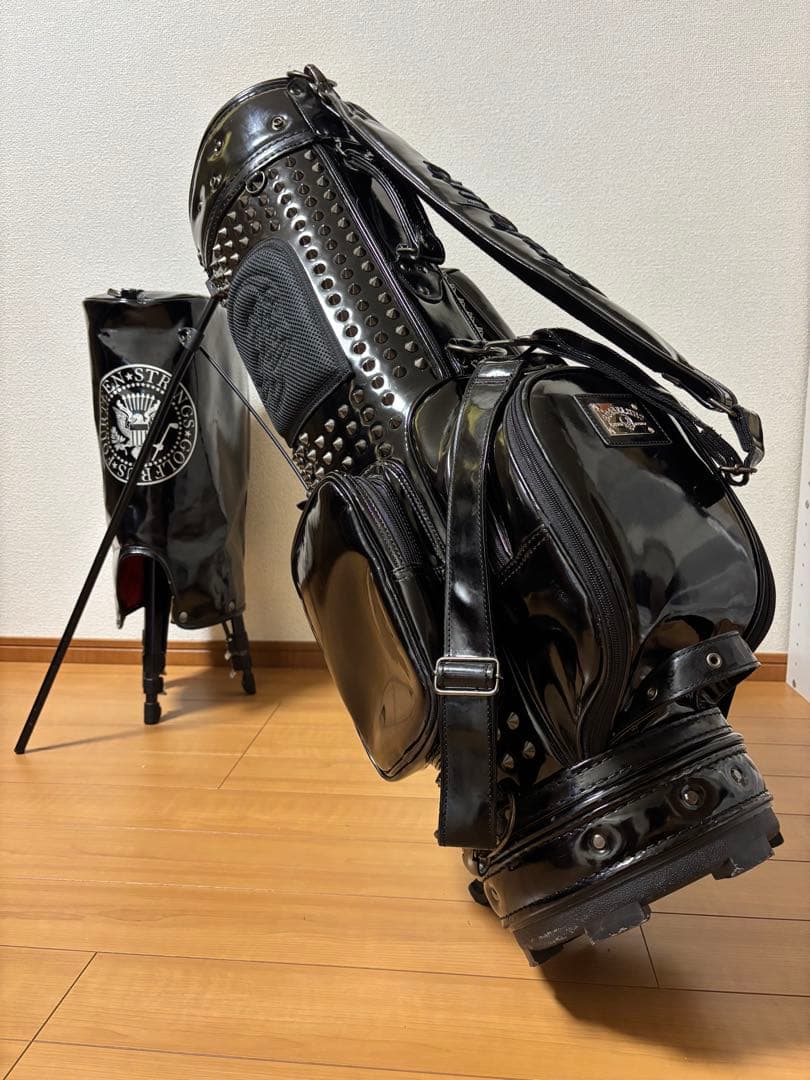 RUSSELUNO ブラック ラッセルノ スタッズ キャディバッグ 限定品6分割