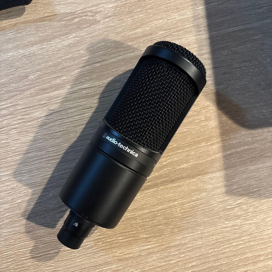 audio-technica コンデンサーマイク ブラックAT2020
