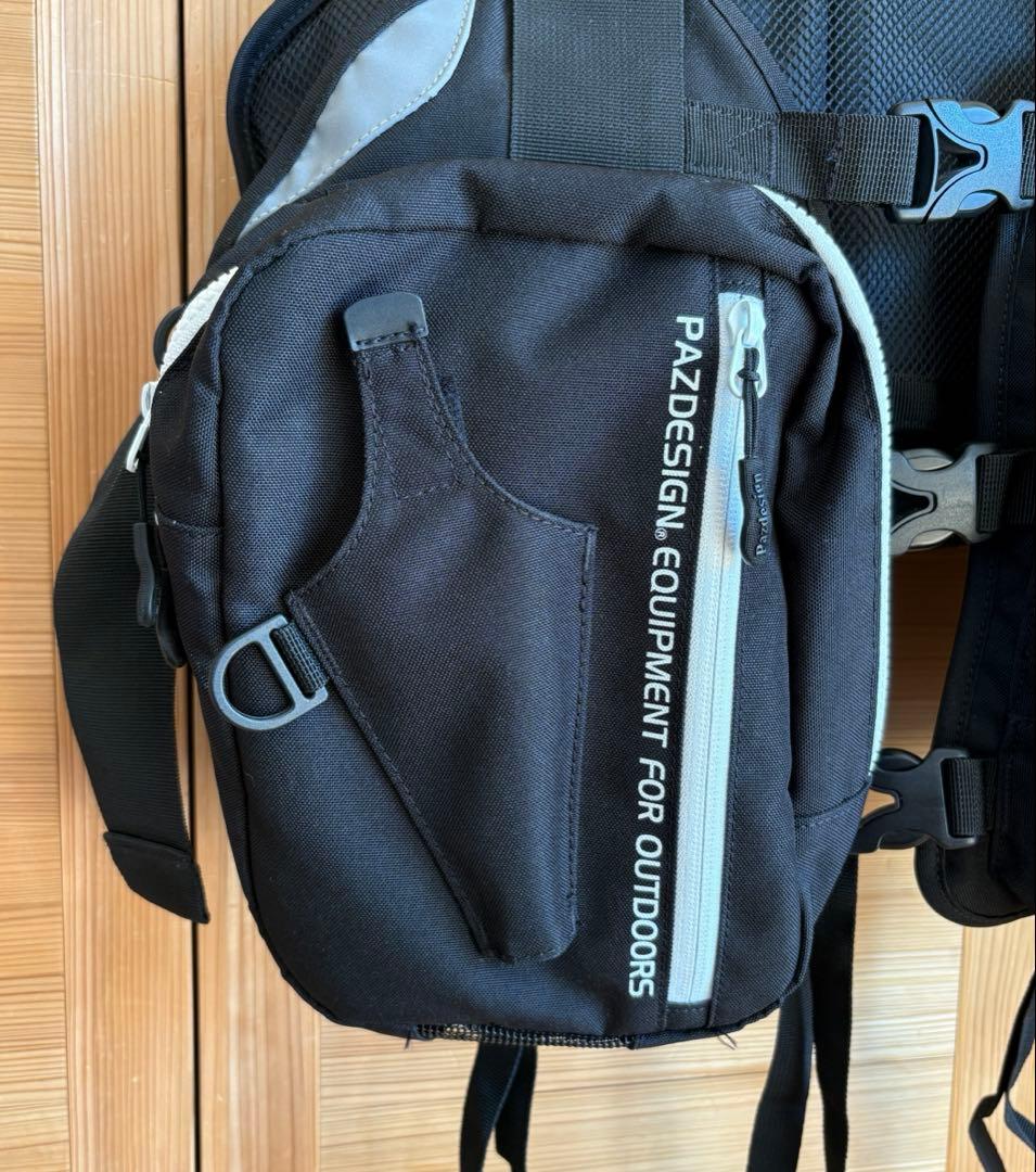 【美品】Pazdesign PSLマルチゲームベスト ブラックホワイト