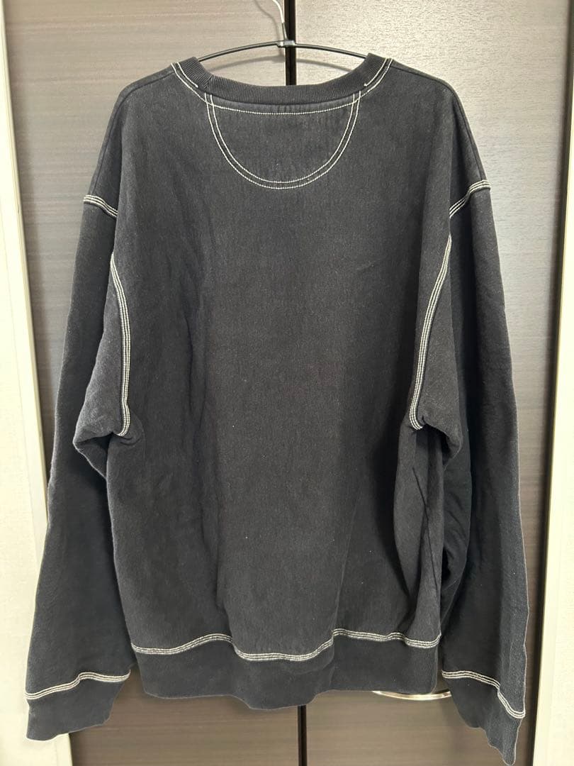 トップス Stussy Contrast Stitch Label Crewneck