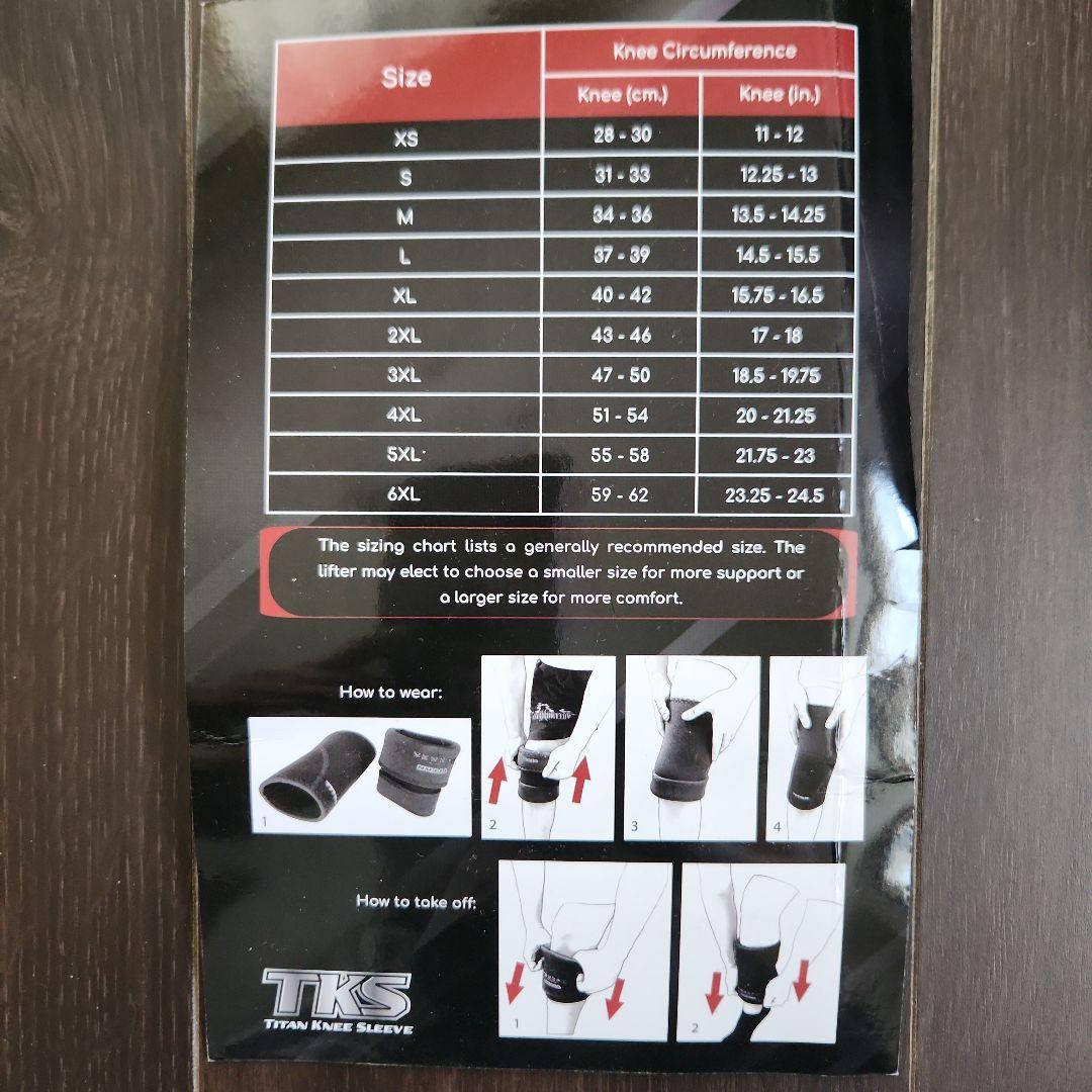 【新品】タイタン TKS TITAN ニースリーブ　Mサイズ