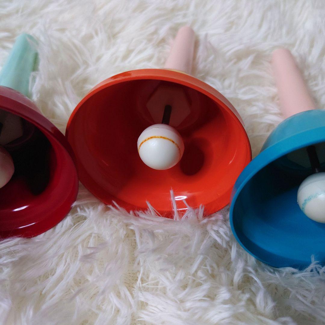 【美品】ウチダ ハンドベル ミュージックベル 23音 専用スタンド・バック付き