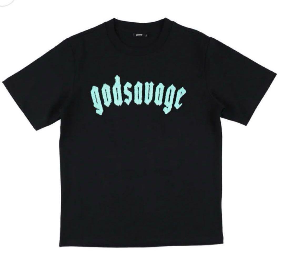 godsvage ブラックジャージ上下セット
