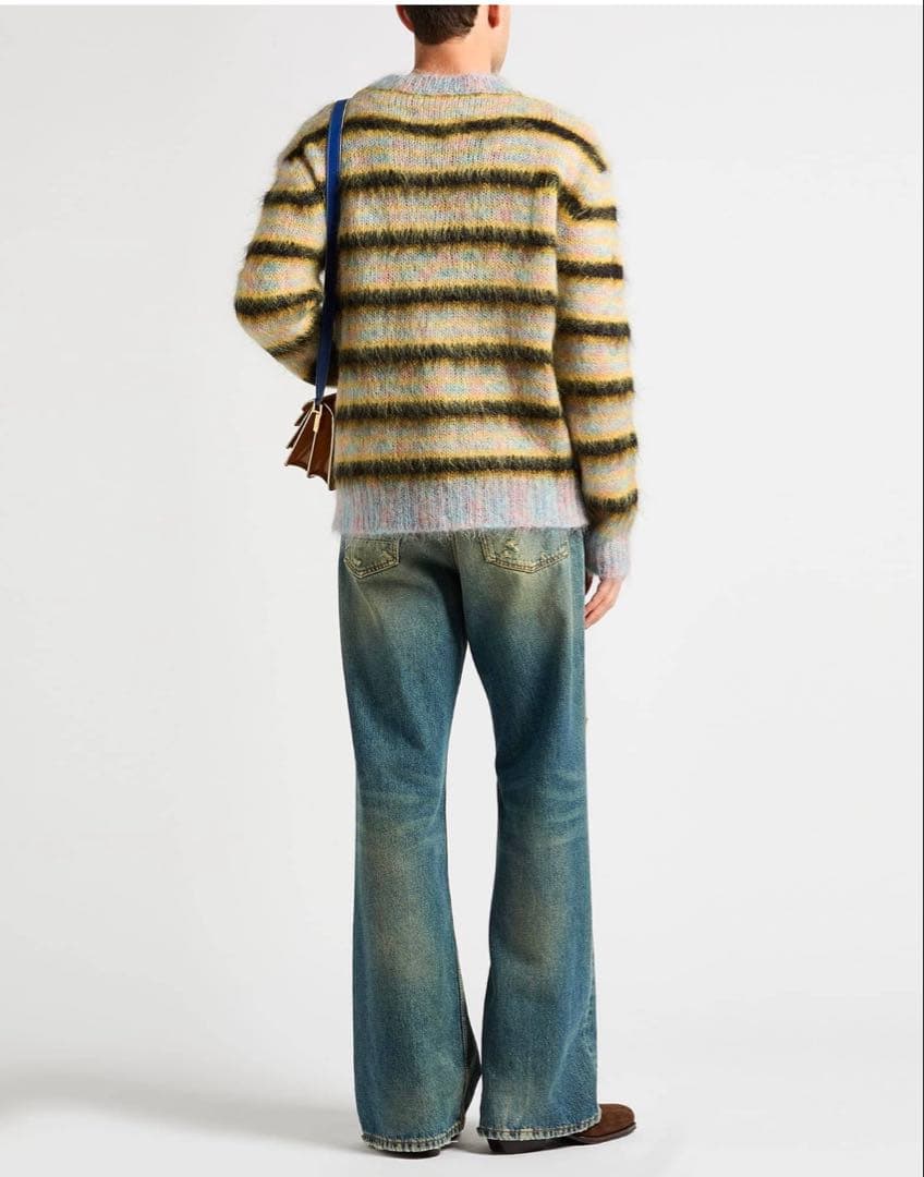 MARNI ストライプモヘアジャンパー　ニット　44 期間限定最終値下げ