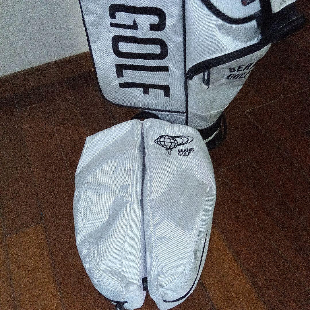 BEAMS GOLF キャディバッグ ホワイト