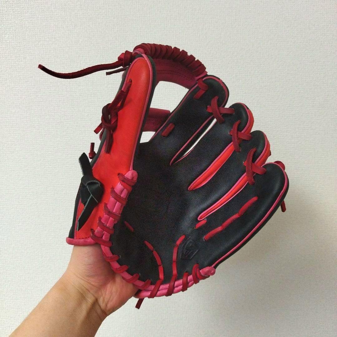 054 グラブワークス 美品 型良 硬式 内野手用グローブ