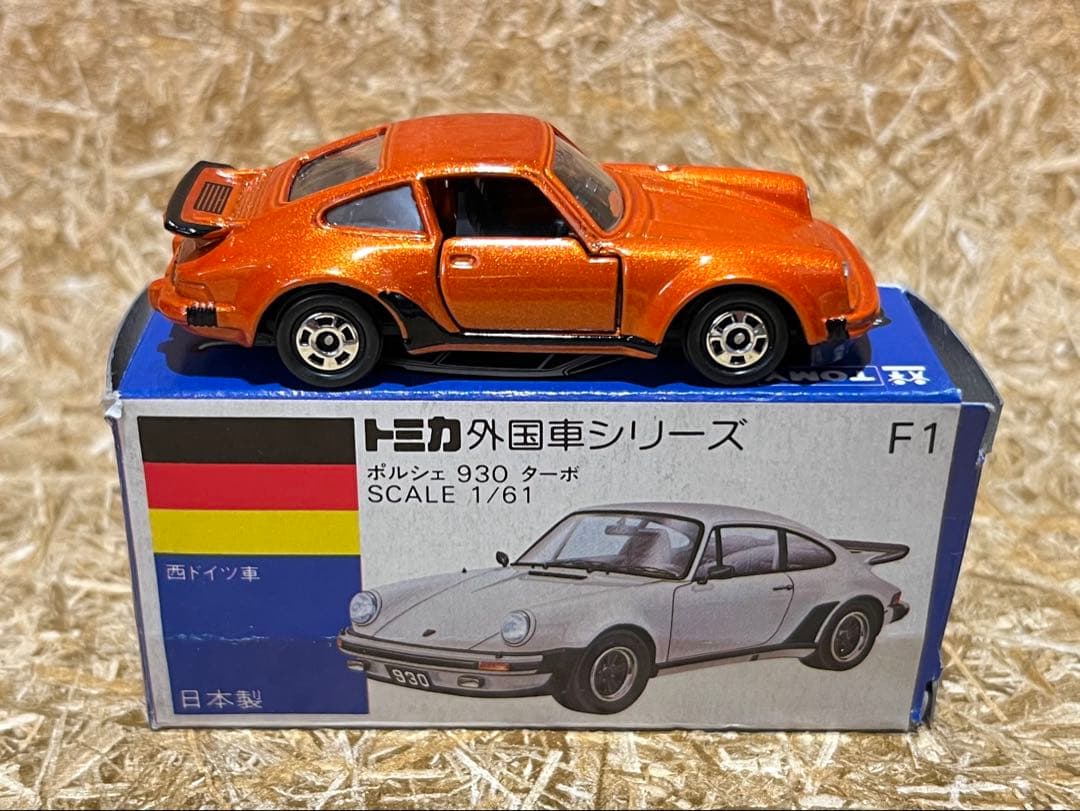 トミカ 日本製 青箱 F1 ポルシェ 930 ターボ