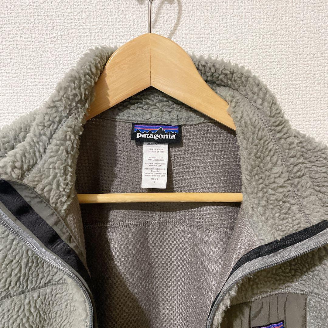 patagonia パタゴニア クラシックレトロX フリースベスト L グレー