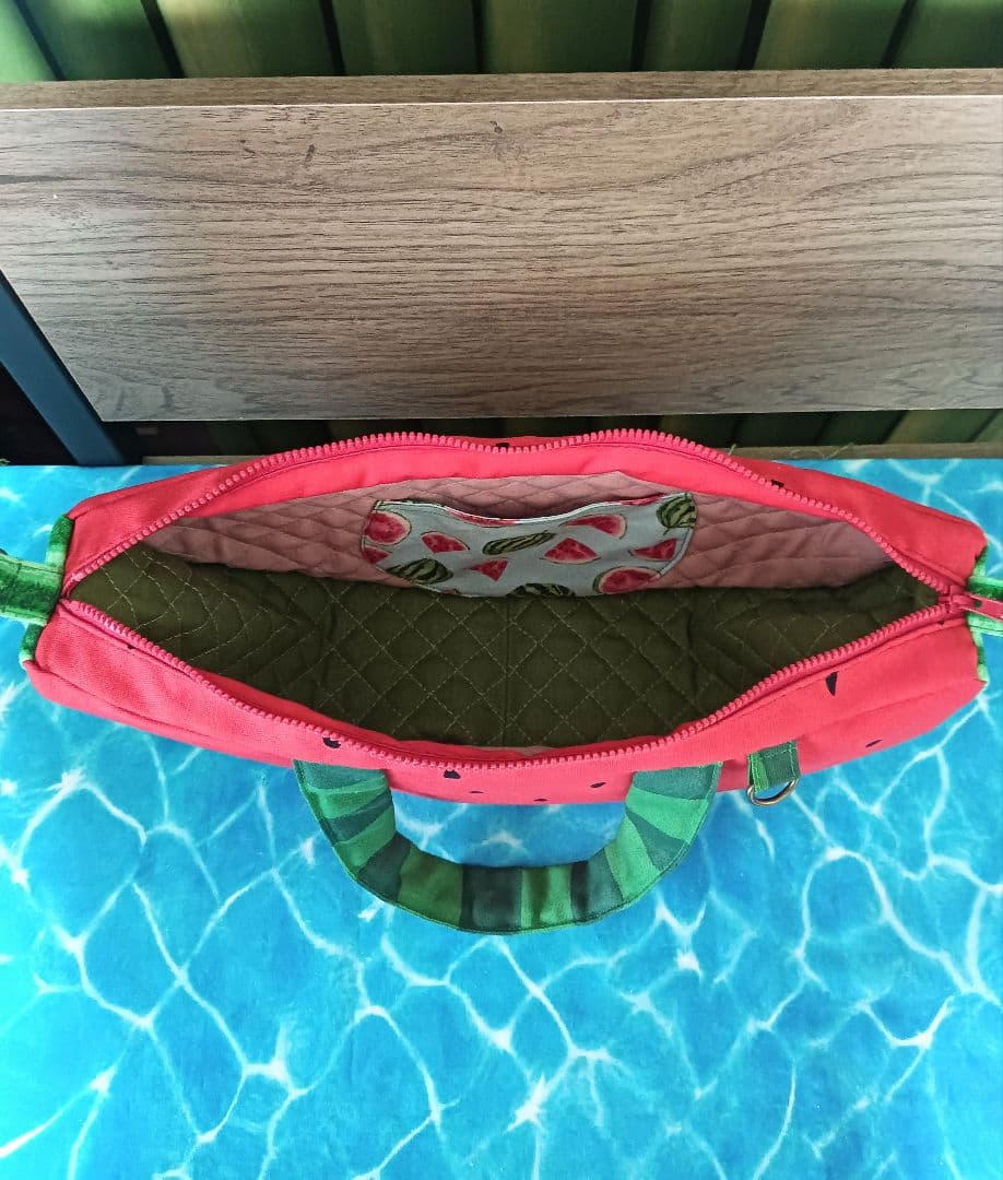 ありす姫です　スイカ　ショルダーバッグ　ポーチ　ハンドメイド