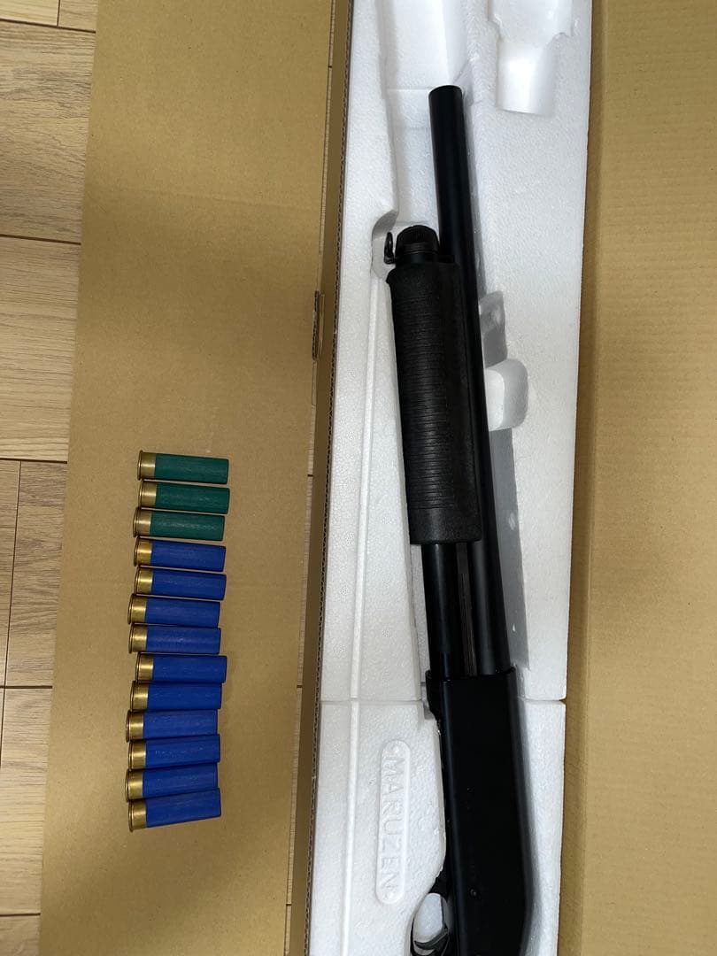 マルゼンM870ブラック　ライブカート式ガスガン