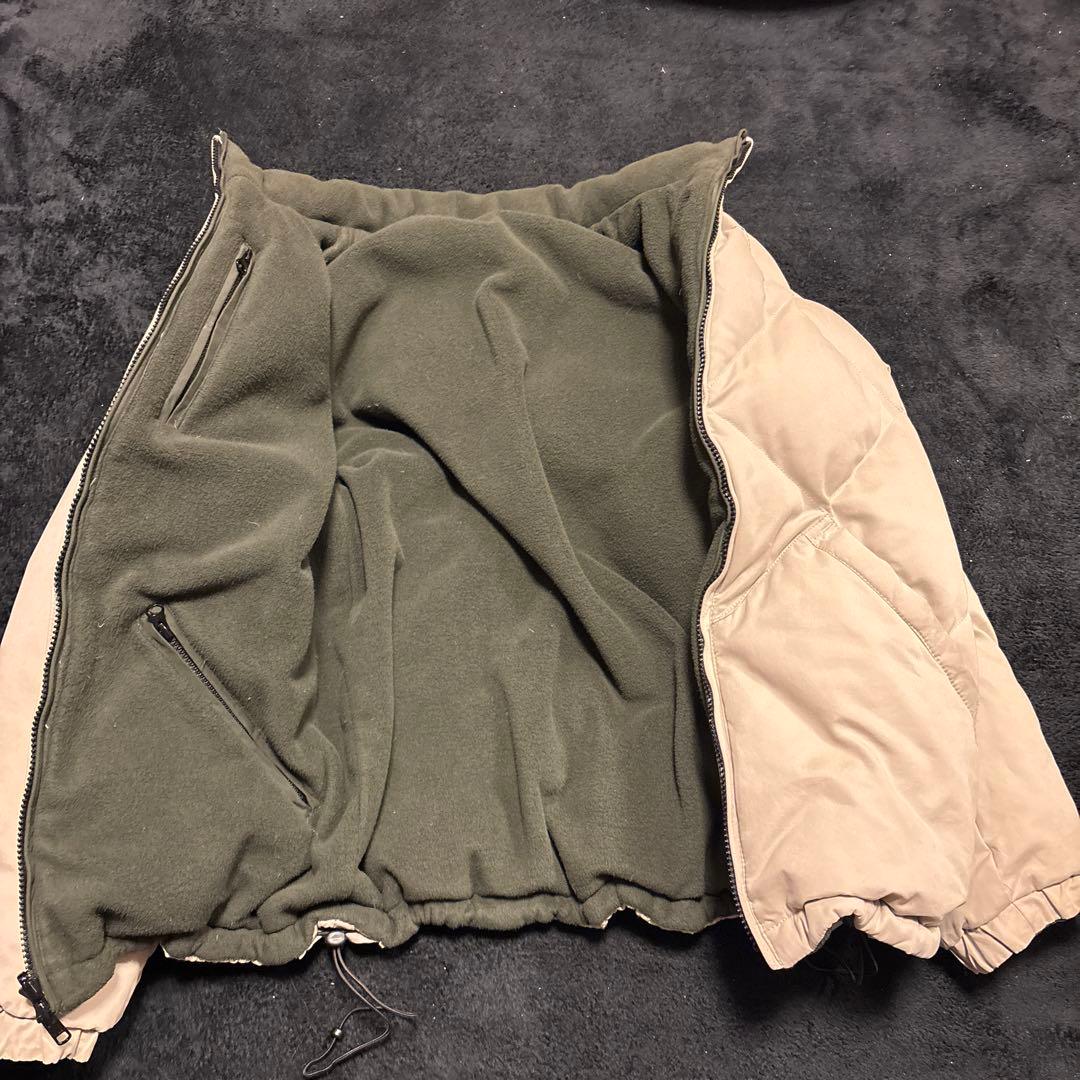 00s エディーバウアー ダウン キルティング リバーシブル グースダウン