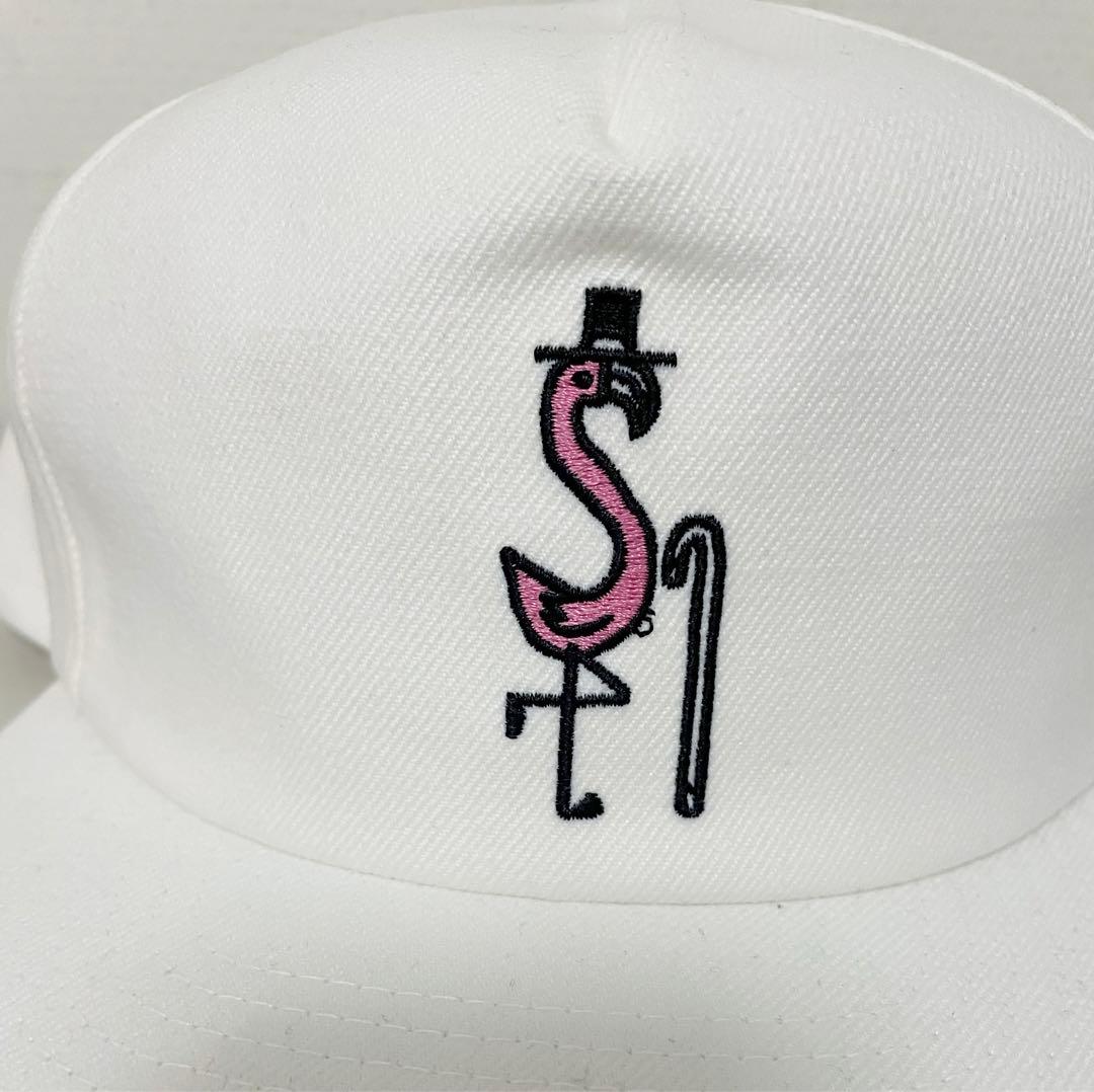 入手困難 未使用品 Stussy フラミンゴ 5パネル キャップ　フリー