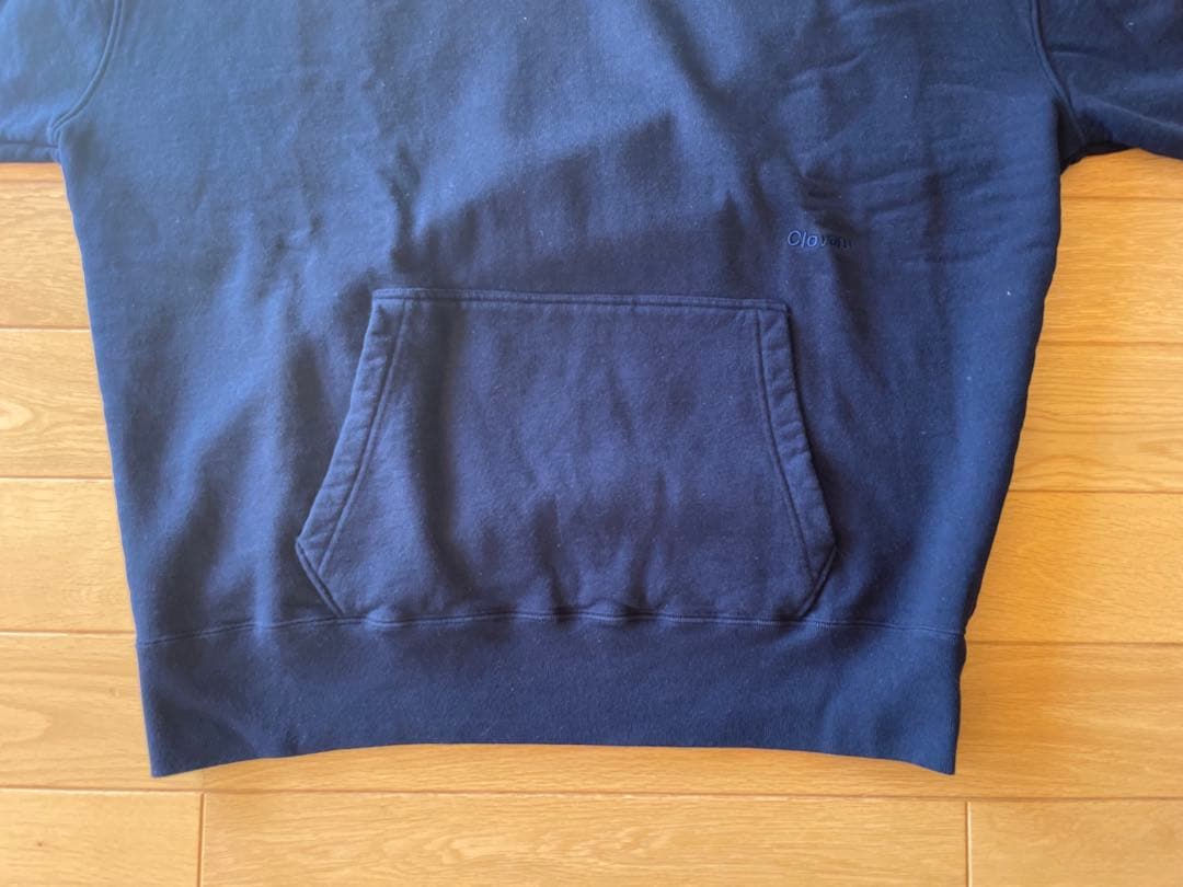 トップス WIDE SWEAT MUJI TURTLE NECK Washed Navy
