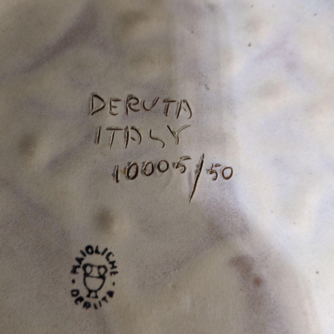 イタリア製　マヨルカ焼　壺？傘立て？