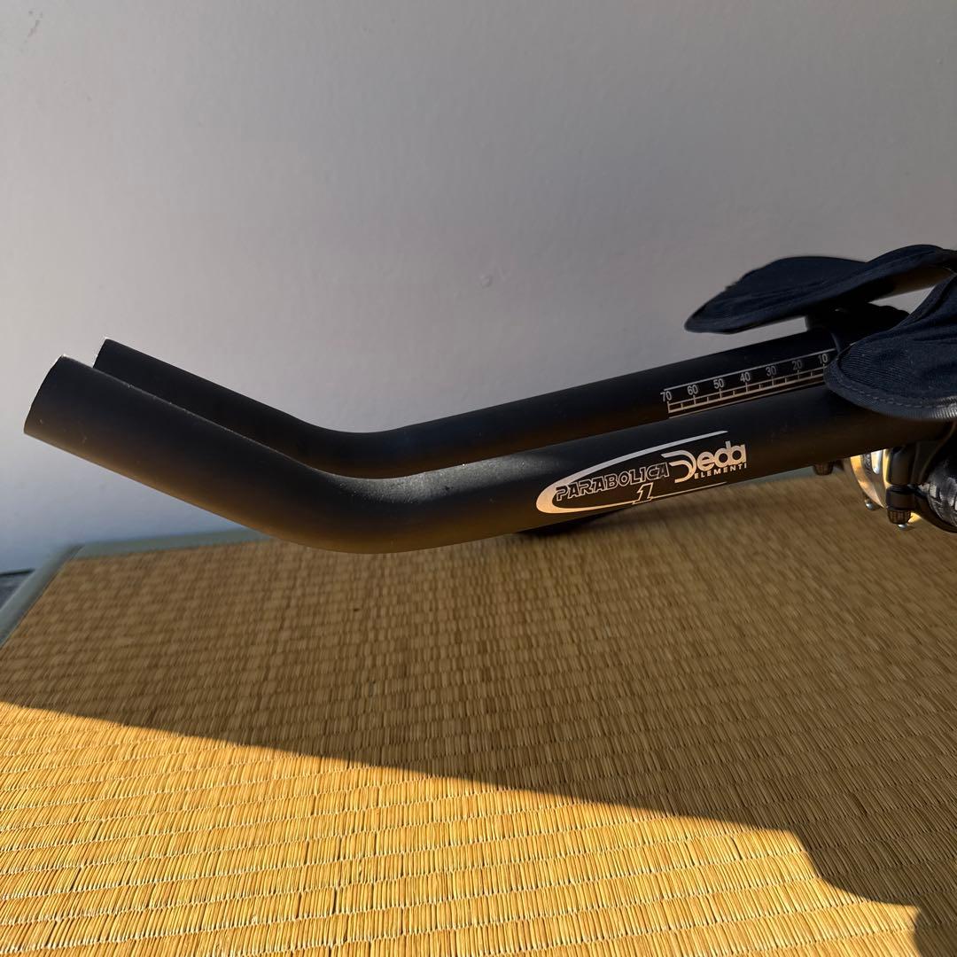 DEDA パラボリカDHバー エアロバー アームレスト付とOVALの可変式ステム