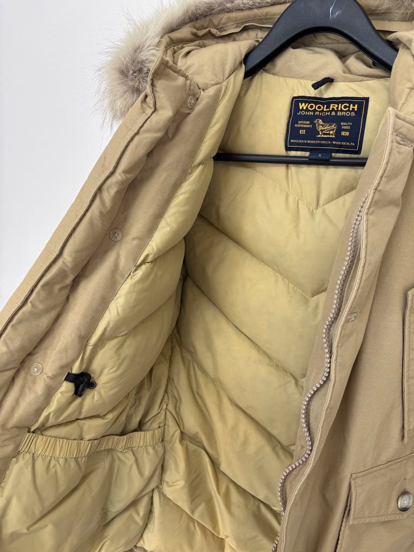 WOOLRICH アークティック パーカー ダウン ジャケット コヨーテ ファー