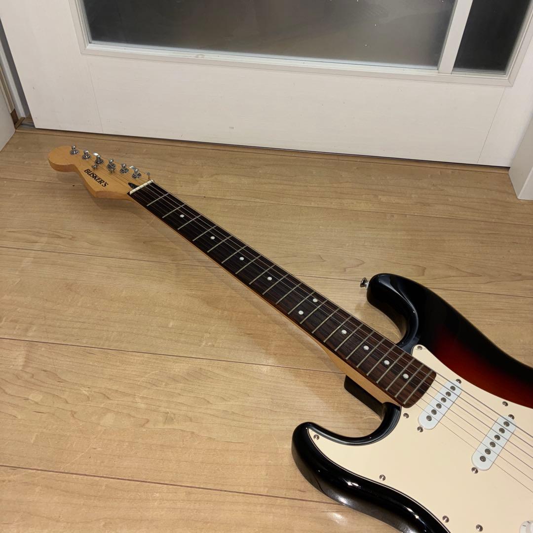 バスカーズ　希少　レフティモデル　ストラトタイプエレキギター　音良し　調整済み