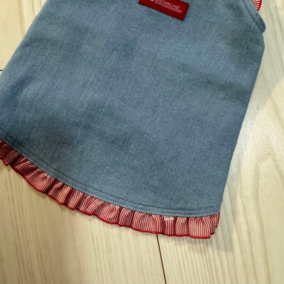 美品　アトリエgg デニムワンピース ローラ 19ハーフ