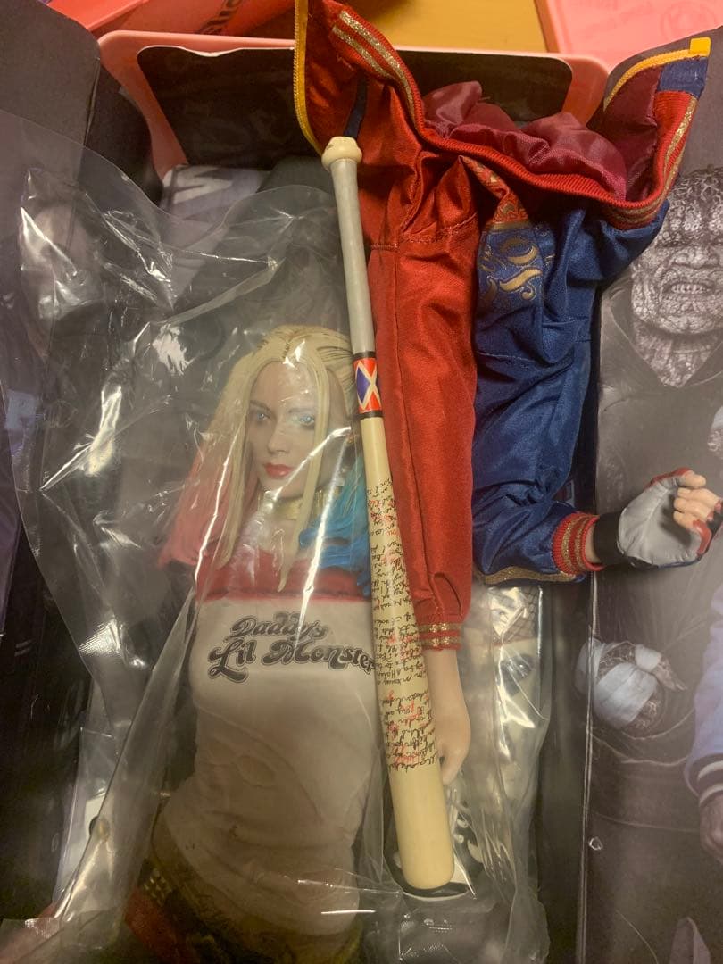 ハーレクイン43cm大型フィギュア クレイジートイズ ( 訳あり )一点限り