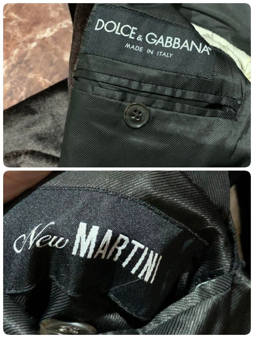 ☆本物☆金プレート２００６年モデル長渕剛さんドルガバ ベロア 1Bジャケット46