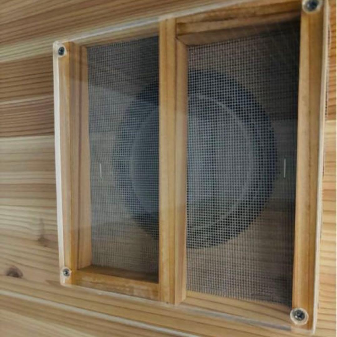 犬小屋製作所K 防音ゲージ 木製 犬猫ゲージ 大型犬防音(キャスターあり)