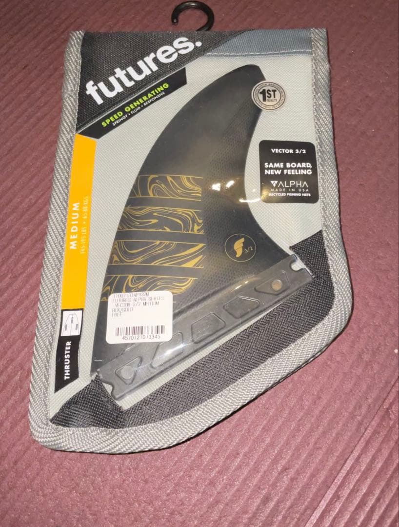 22日終了価格美品フューチャーフィン ALPHA VECTOR 3/2 フィンM