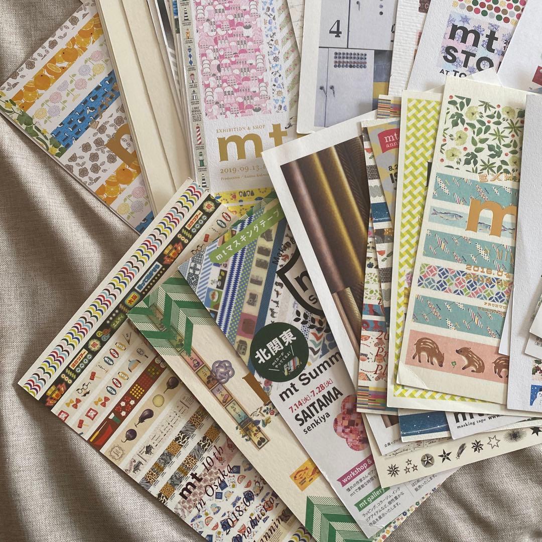 mt マスキングテープ　カモ井　DM　80数枚　2014年〜　レア　コレクション