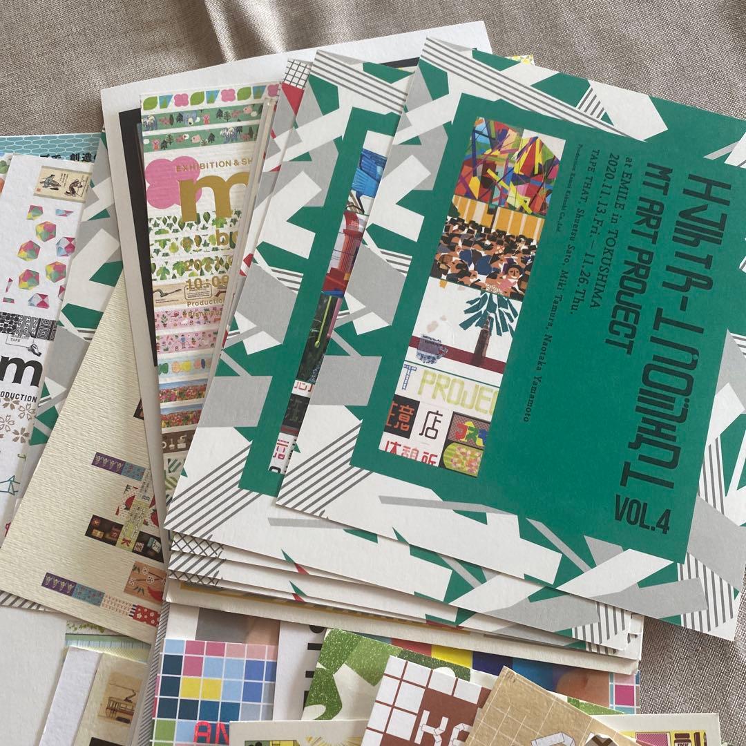 mt マスキングテープ　カモ井　DM　80数枚　2014年〜　レア　コレクション