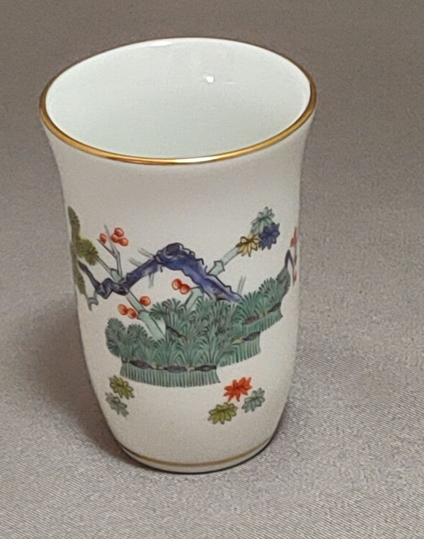 ベ*ン様 マイセン 柿右衛門写 酒盃