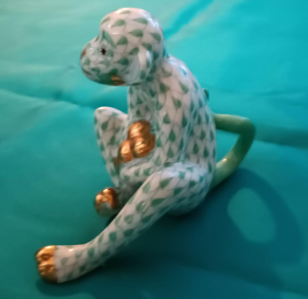 ヘレンド　HEREND　干支シリーズ　猿の置物