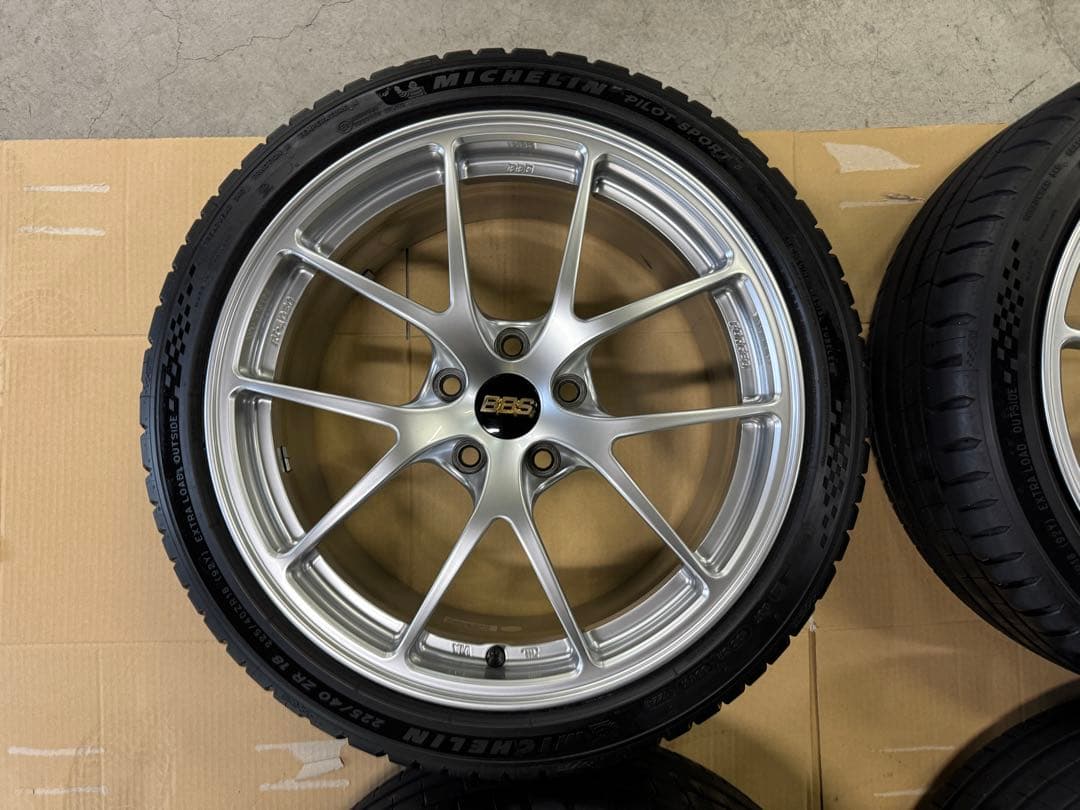 aki　美品！　BBS RI-A 030 PS5付き 18インチ4本セット