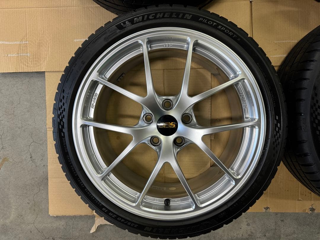 aki　美品！　BBS RI-A 030 PS5付き 18インチ4本セット