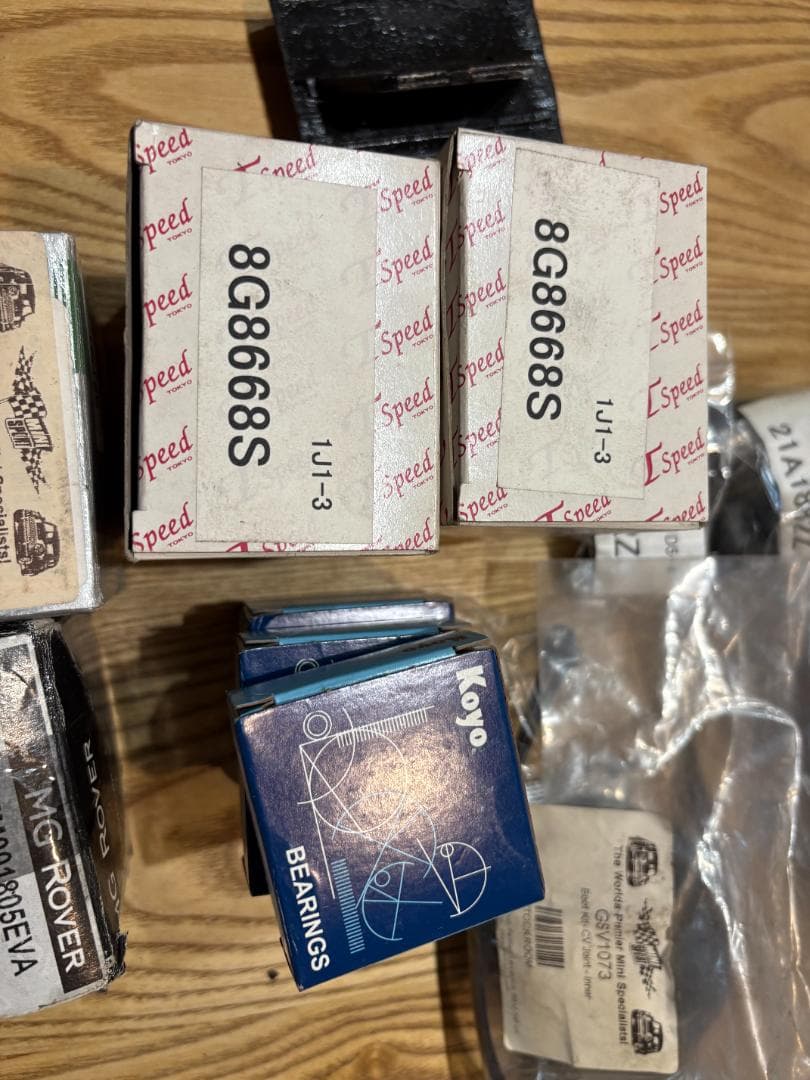 ローバーミニ　２０００年式　ブレーキホース　ベアリング　パーツ