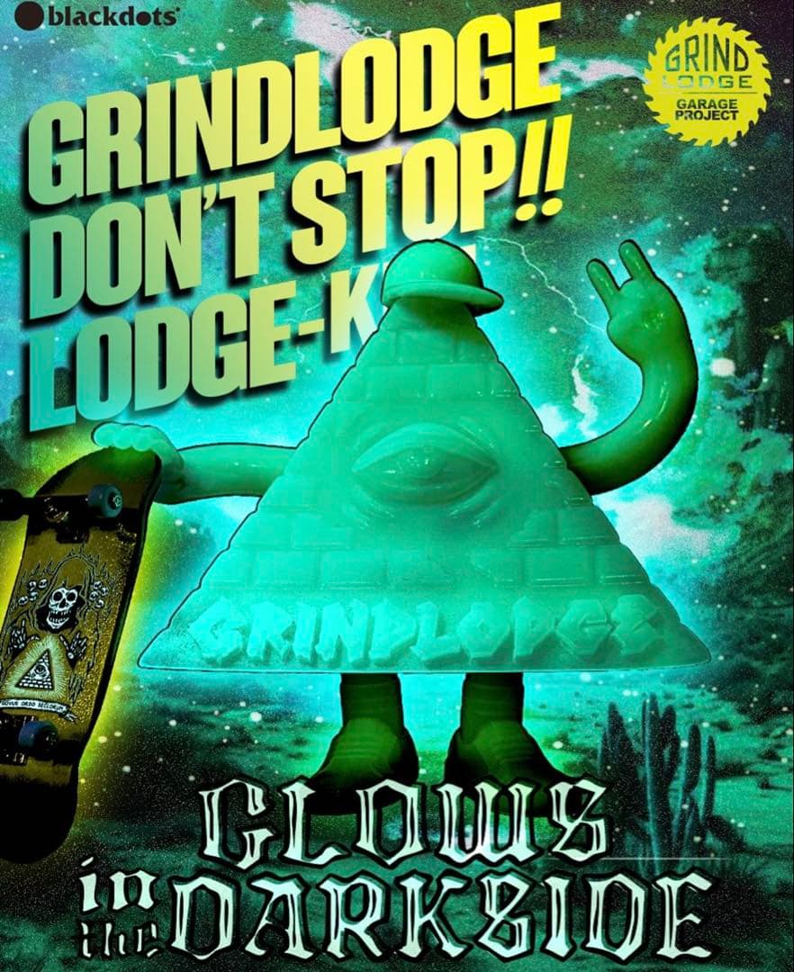GRINDLODGE ロッヂくん 蓄光ソフビフィギュア グラインドロッヂ