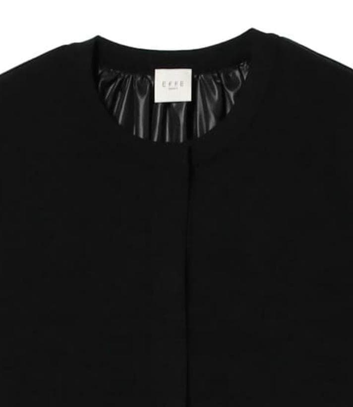 レディース バック タフタ カーディガン