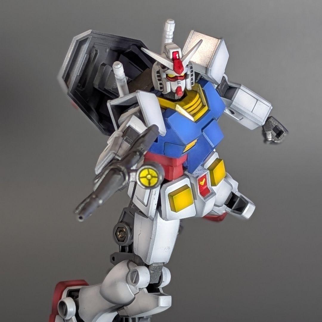 【EG】全塗装RX-78ガンダム 　ガンプラ　ジャンク　組立済み完成品