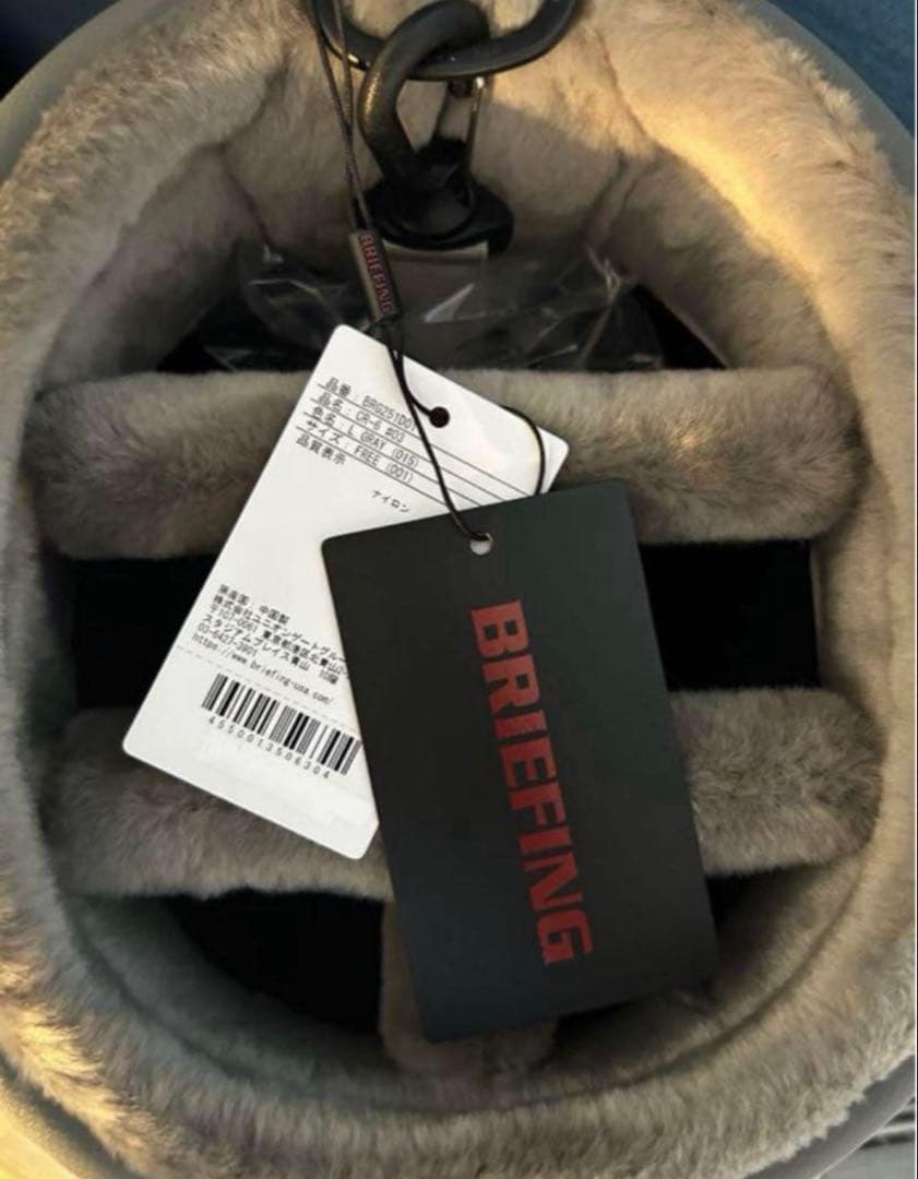 BRIEFING CSシリーズ ゴルフバッグ ライトグレー