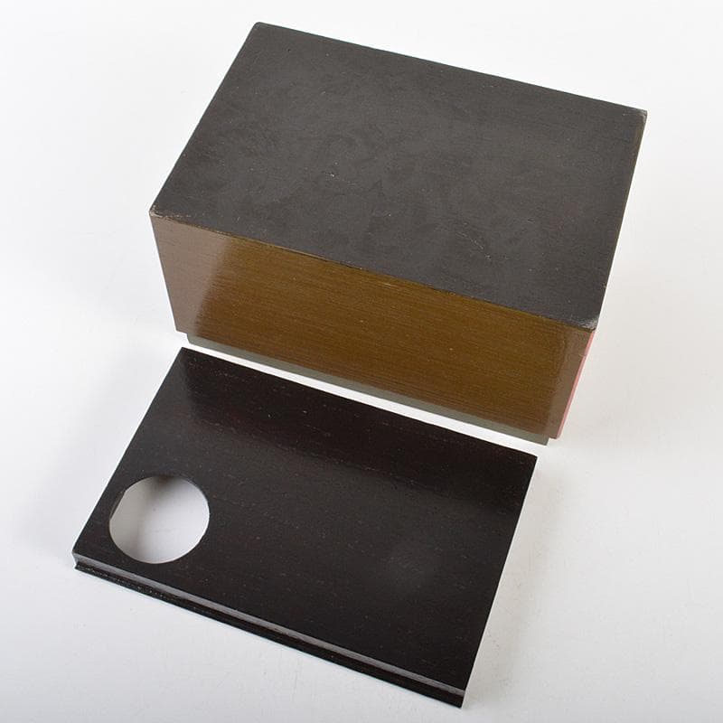 茶道具　面朱茶箱　茶碗　棗など　七点　一式　仕覆付　C　R7368