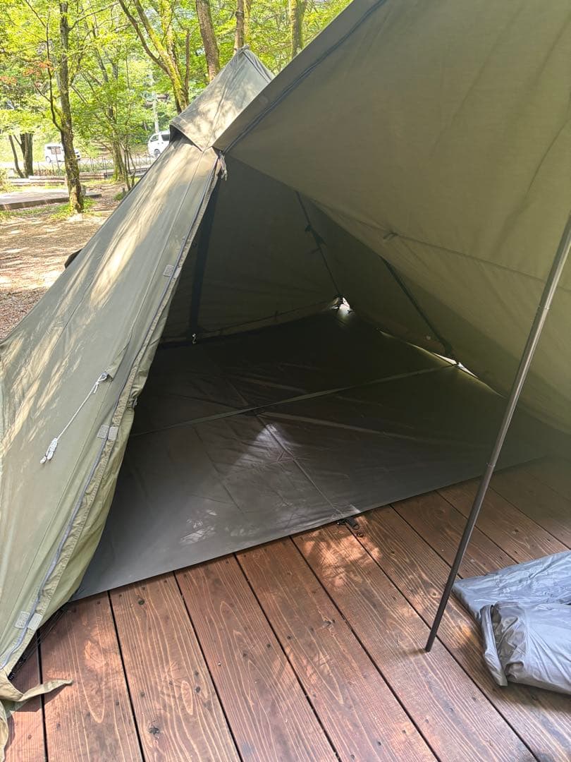 8月24日までの早い者勝ち！バンドック　ソロティピー1tc 二又ポールとシート