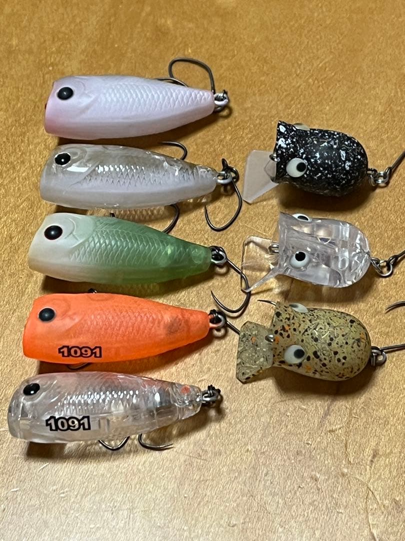 エリアトラウト　トップウォータープラグ41個セット