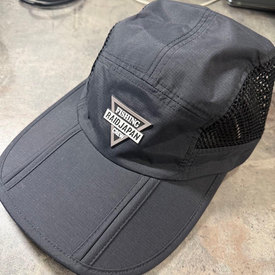 レイドジャパン　サイドメッシュナイロンキャップ　ブラック　新品未使用 タグ付き