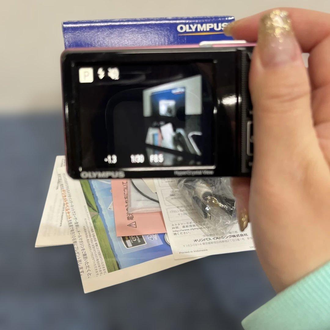 OLYMPUS μ-7010 ピンク デジタルカメラ