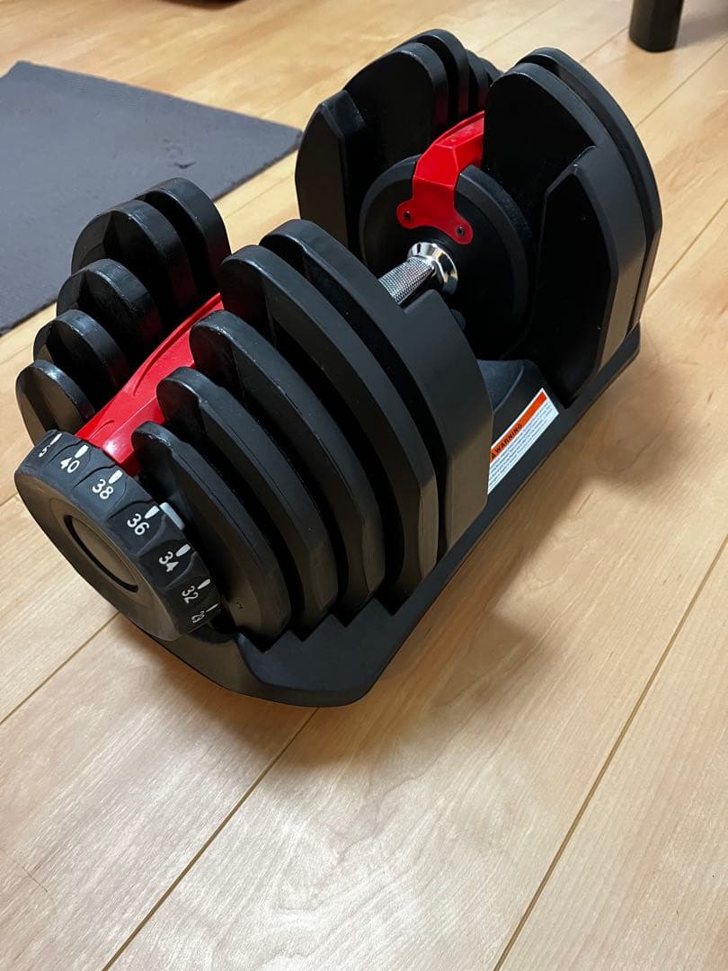 可変式ダンベル 最大40kg ①
