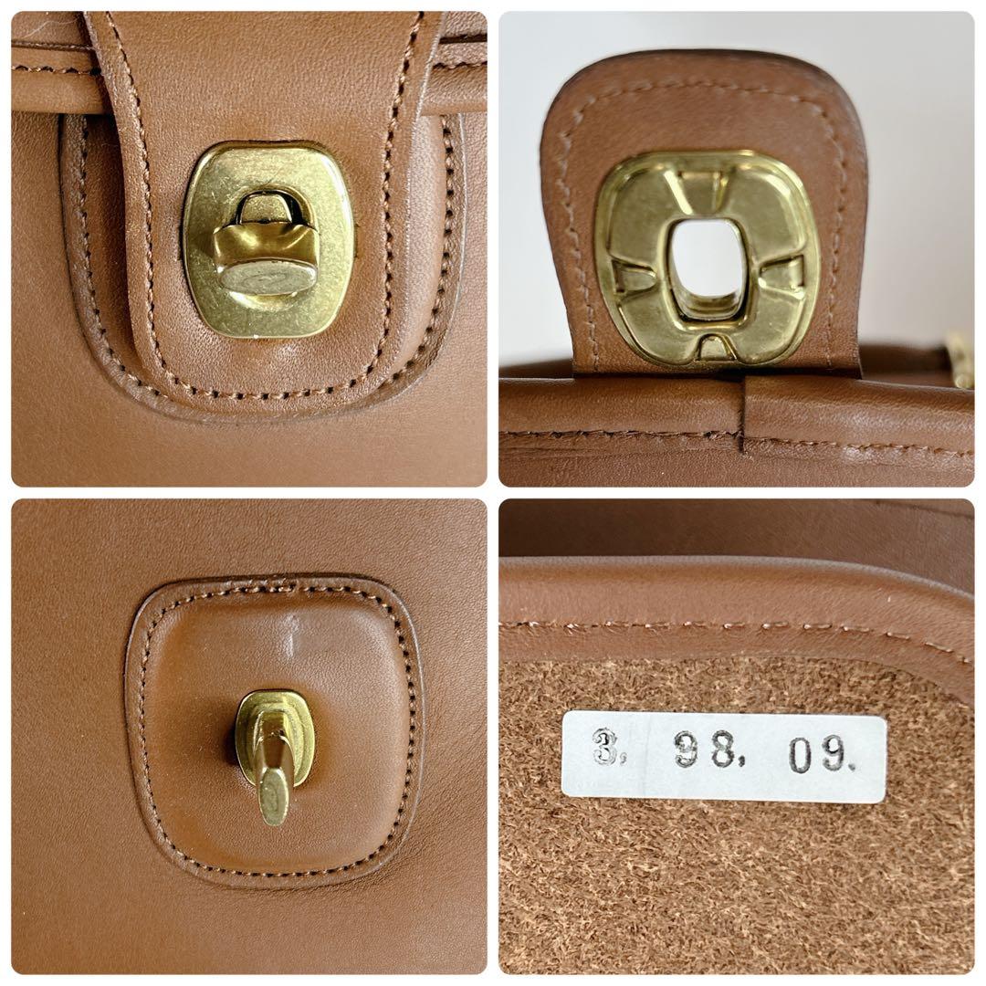 未使用 COACH オールドコーチ レザー ビジネスバッグ 2wayブラウン