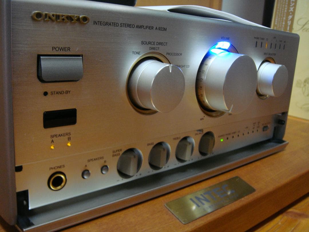 整備済 程度良 ONKYOオンキョー プリメイン A-922M 取説リモコン付