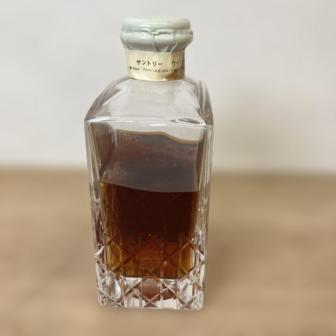 未開栓 600ml ウイスキー サントリー インペリアル カガミクリスタル